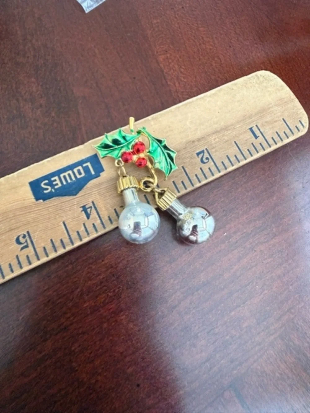 Vintage Christmas Bell Brooch